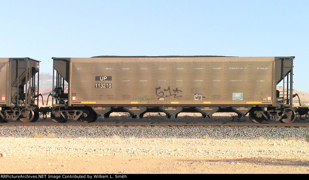 WB Loaded Coal Hooper Frt at Erie NV W-Pshr -55